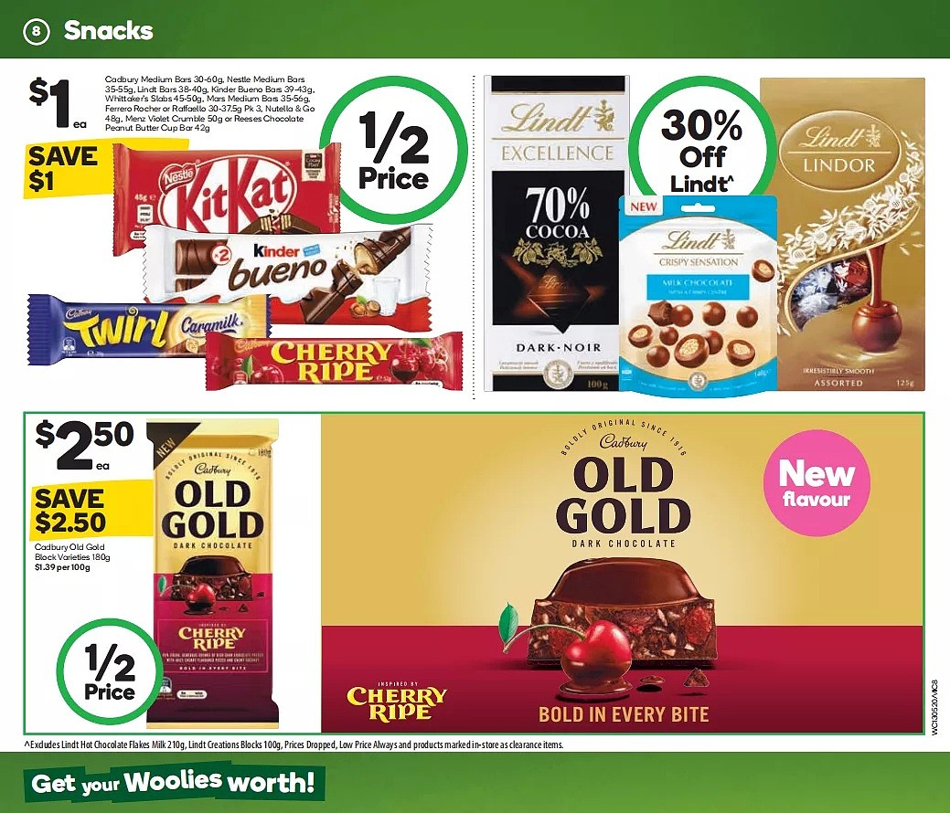 Woolworths 5月13日-5月19日折扣，鸡排、饺子半价 - 8