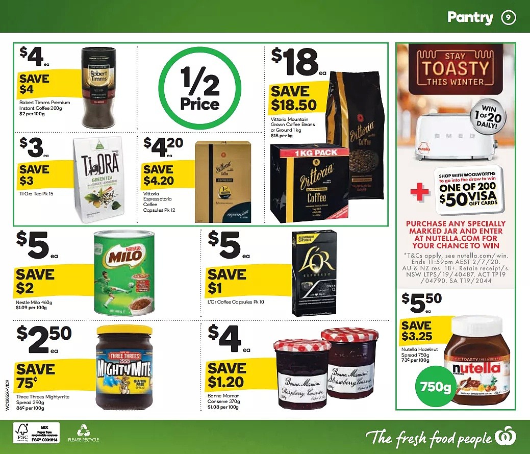 Woolworths 5月13日-5月19日折扣，鸡排、饺子半价 - 9