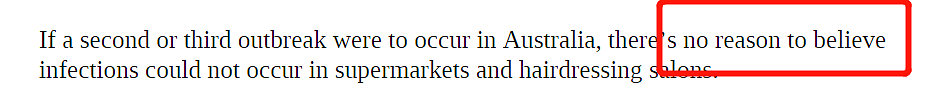 奇了！澳洲超市和理发店一直营业也没有爆发疫情，家里的感染风险反而更大？（组图） - 18