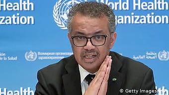 WHO in Genf | Coronavirus | Tedros Adhanom Ghebreyesus (Getty Images/AFP)