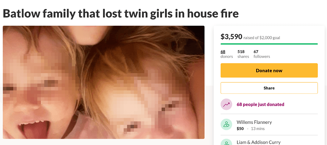 今天，澳洲妈妈被悲伤笼罩！新冠死亡人数破100，还有一对双胞胎小女孩被大火吞没... - 18