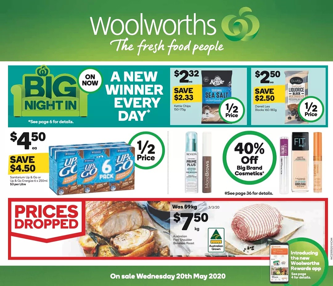 澳Coles、Woolies半价商品目录！奶酪、橄榄油、清洁用品在列，就在5月20日~26日（组图） - 39
