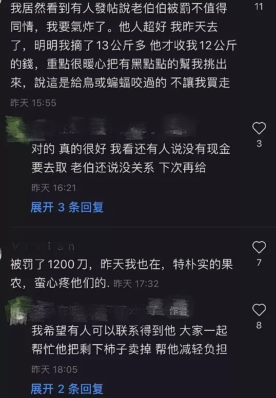 澳网红柿子园采摘太火，果农老伯被罚$1200！疫情远未结束，维州接连出现聚集性感染（组图） - 3