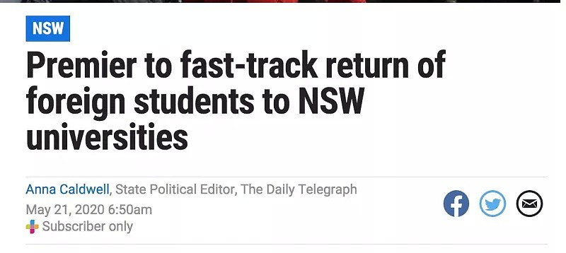 新州州长亲证：加速留学生回澳进程，政府可出钱统一隔离！ - 1