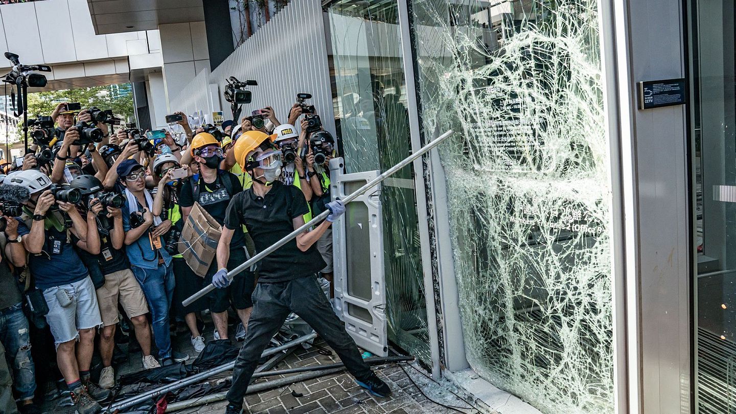 反修例风波，已经严重冲击了香港法治这一核心价值观。（Getty）