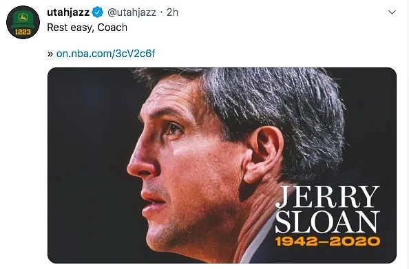 NBA史上最伟大、最受人尊敬的主教练 逝世了…（组图） - 2