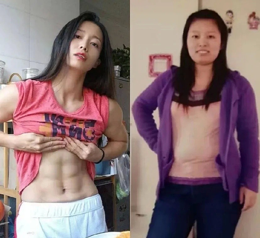 37岁中国语文老师性感身材曝光，堪比健身模特，网友：好想去上课！（组图） - 5