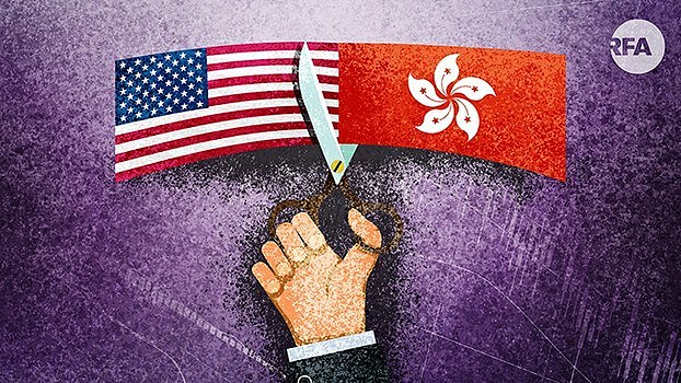 美国会终止香港优惠待遇吗？（自由亚洲电台制图）