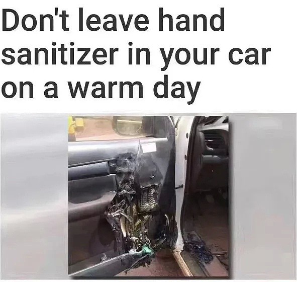 自燃、爆炸！免洗洗手液能夺命，在车里千万别这么做，这6种物品也超危险（组图） - 5