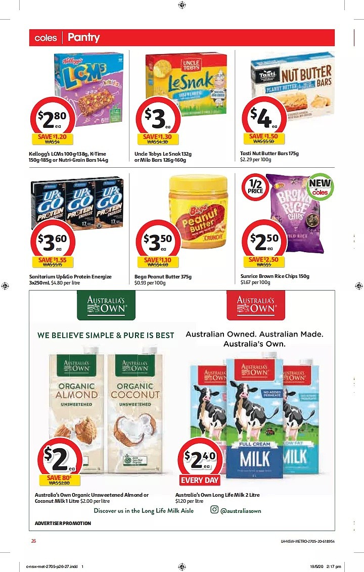 Coles 5月27日-6月2日折扣，冻鸭半价 - 26