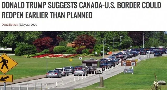 特朗普再提重开边境！还说和杜鲁多关系好？加拿大人疯狂反对（组图） - 1