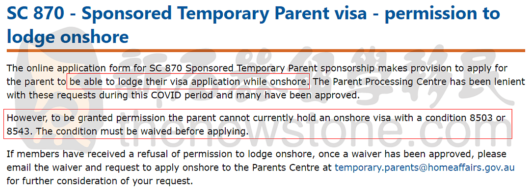 好消息！澳父母870签证可境内递交，部分工签可提前申请PR（组图） - 1