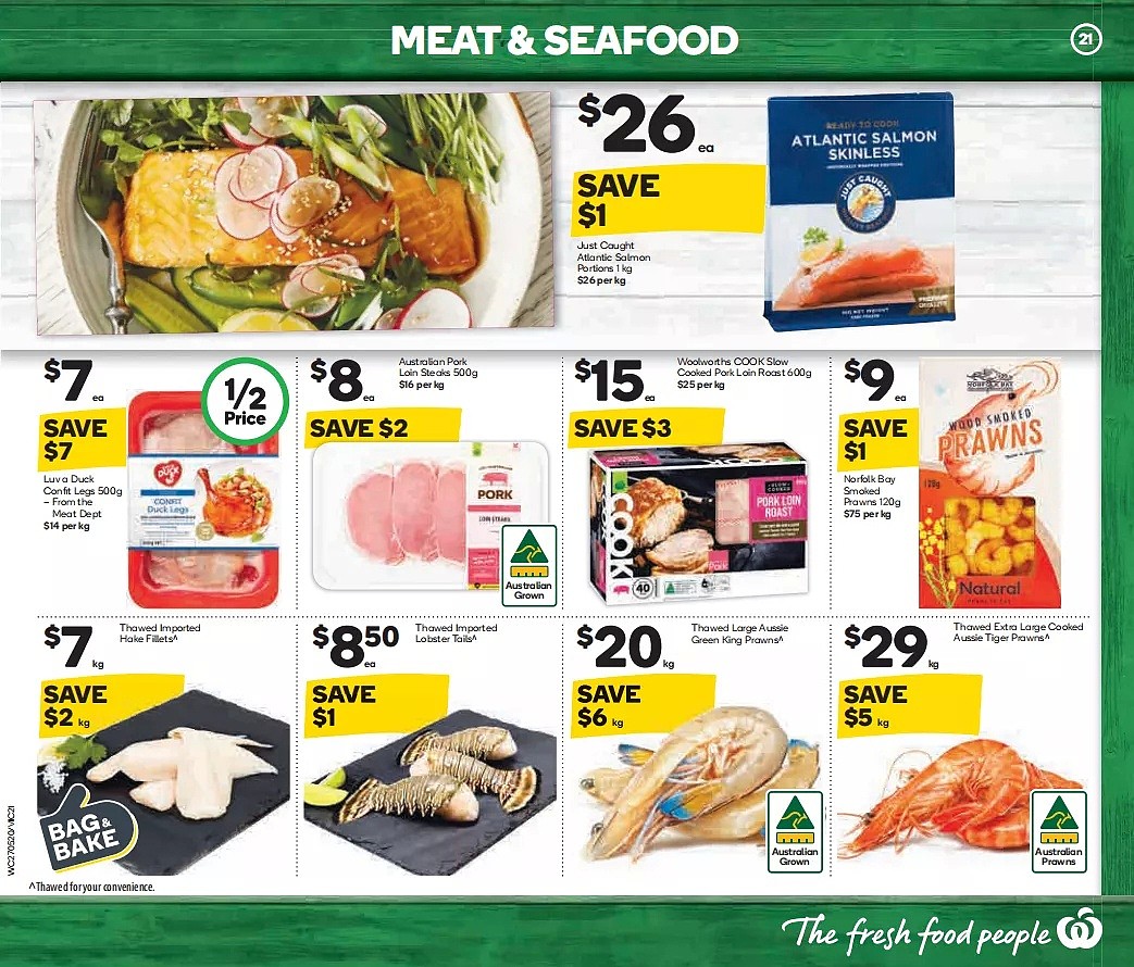 Woolworths 5月27日-6月2日折扣，鸭腿、鸡柳半价 - 23