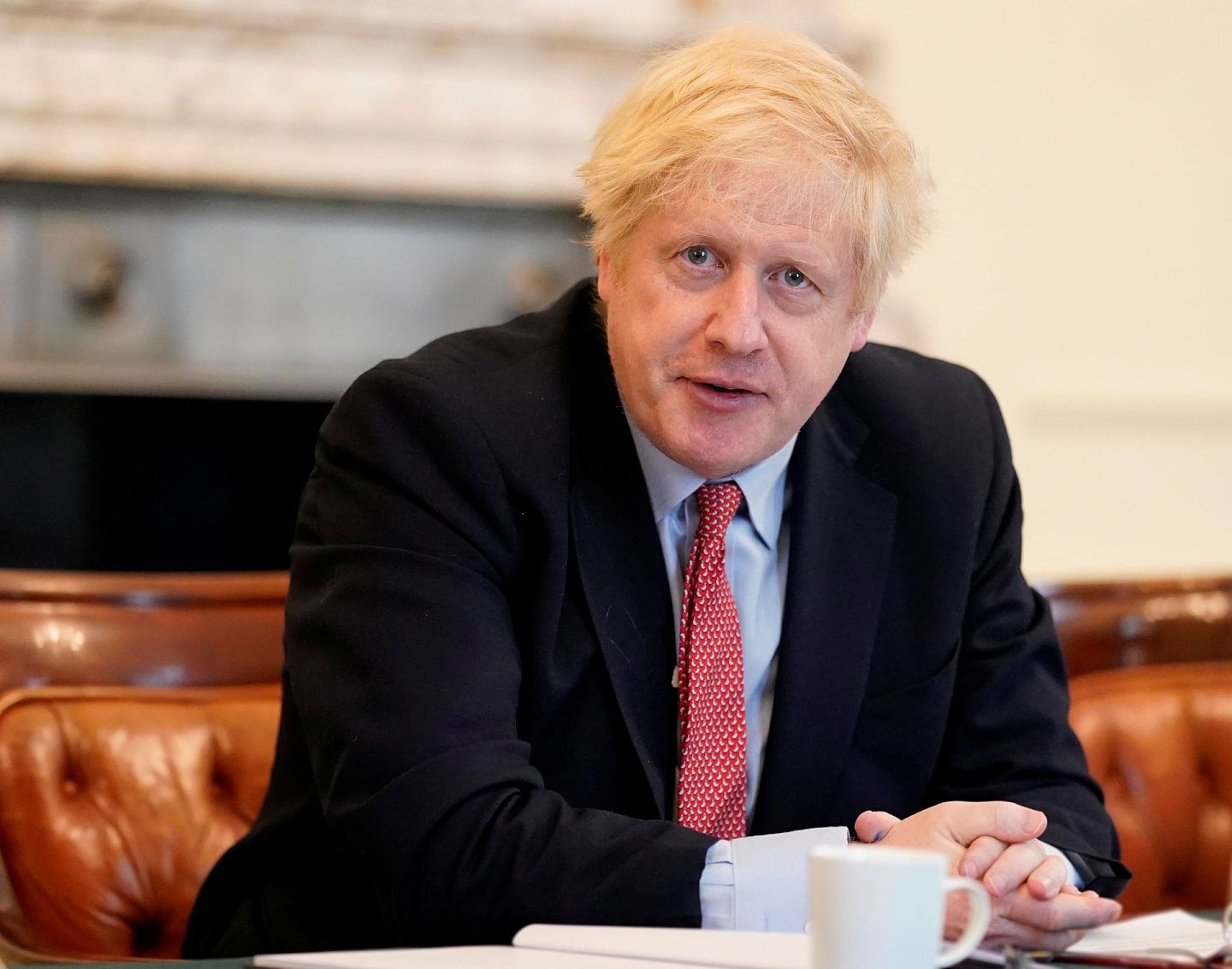 英国首相约翰逊计划降低华为在英国参与建设5G网络的程度。（Reuters）