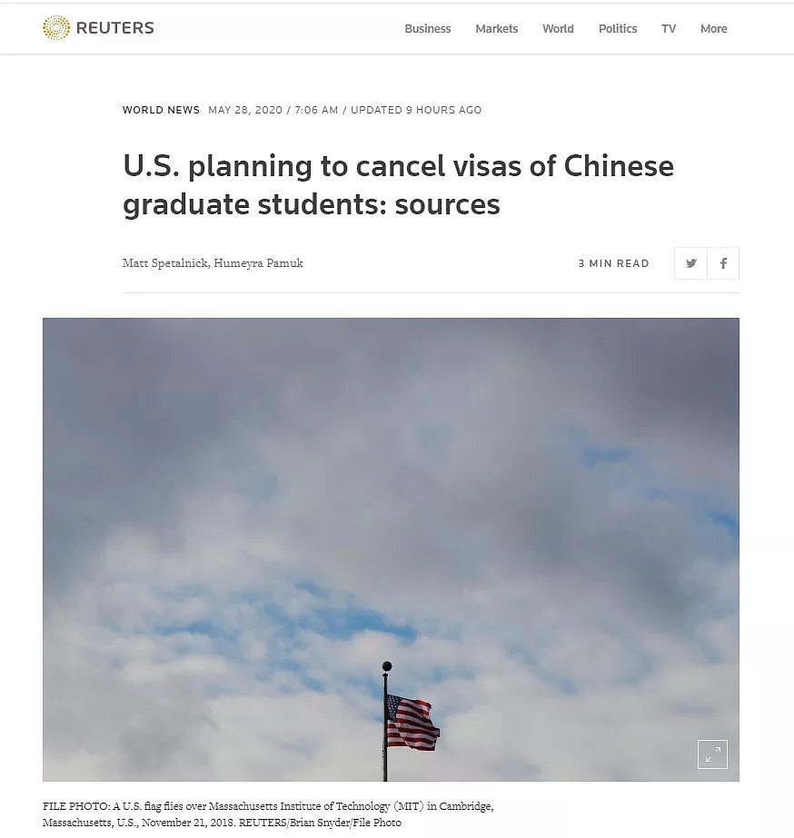 已回国的吊销签证、留在美国的驱逐出境...美国计划对中国留学生下重手！（组图） - 1
