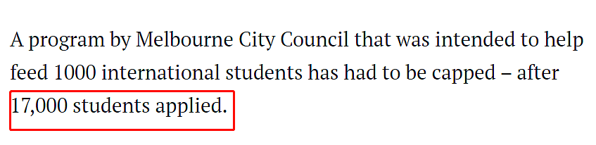 1.7万墨尔本留学生申请$200的维妈购物券，Council没钱发了 - 2