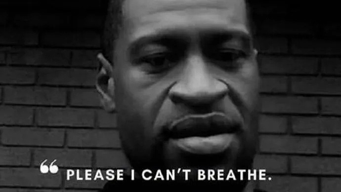 华春莹发文：“我无法呼吸”...美国非裔男子遭警察跪压7分钟完整视频曝光：不停求饶、喊妈妈（视频/组图） - 1