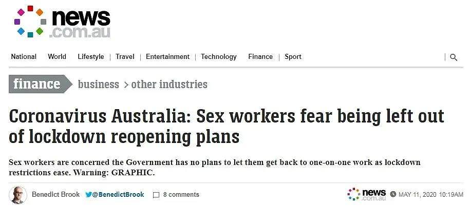 “几十个女孩上门服务” 澳华人妓院铤而走险，提供裸体按摩！不在复工表里，澳洲性工作者们“活不下去了” - 21