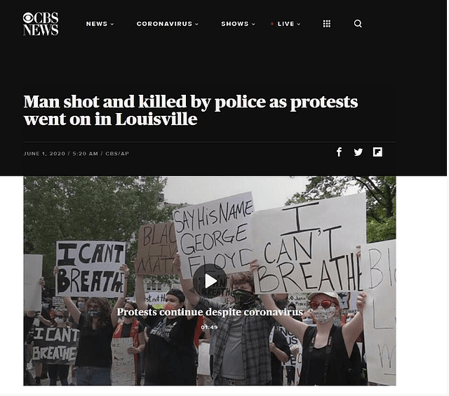 美国一抗议男子被警方开枪打死，此前国民警卫队命令向居民开枪，特朗普称赞干得漂亮（组图） - 1