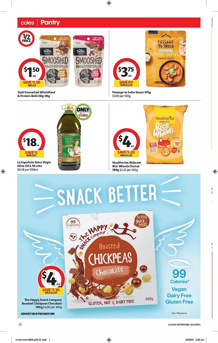 Coles 6月3日-6月9日折扣，一度赞方便面半价 - 26