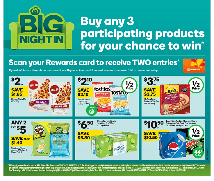 Woolworths 6月3日-6月9日折扣，培根半价 - 17