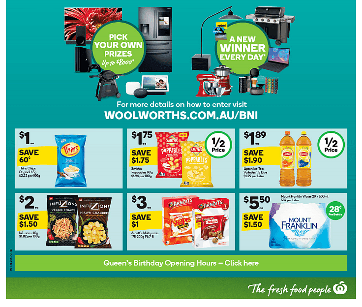 Woolworths 6月3日-6月9日折扣，培根半价 - 18