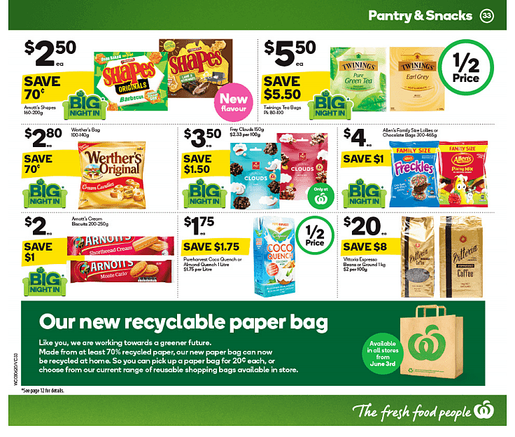 Woolworths 6月3日-6月9日折扣，培根半价 - 34