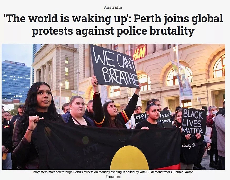 抗议之火蔓延！2000名澳人走上街头，加入示威活动，警察暴力执法风波席卷全球，澳洲也曾有过“我无法呼吸”... - 2