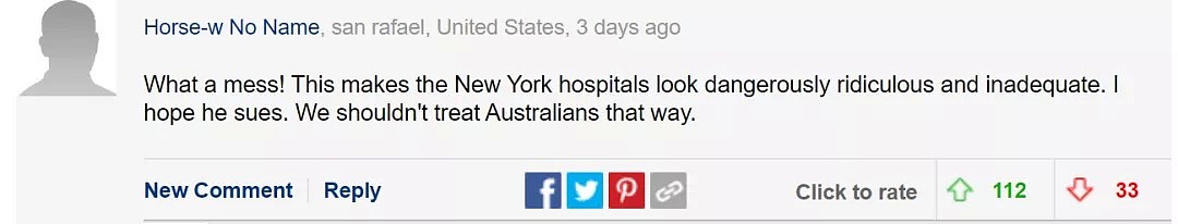 澳洲小伙纽约旅行期间发烧！医院苦等5小时，也没做上病毒检测，还收到$13000账单，网友：欢迎来到美国 - 15