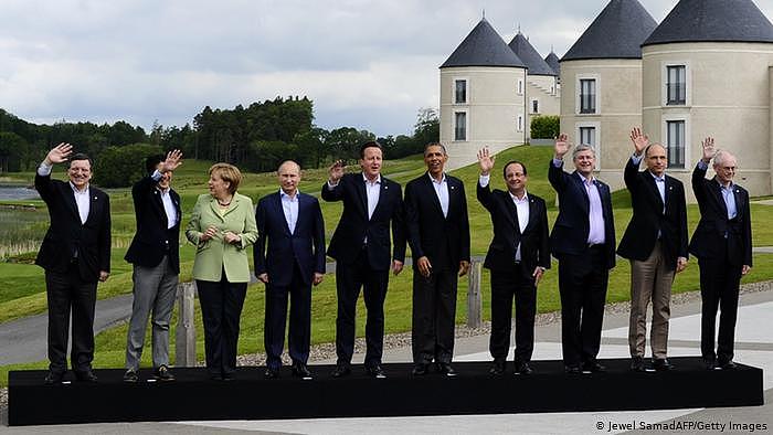G8 Gipfel in Nordirland 18.06.2013 Gruppenfoto (Jewel SamadAFP/Getty Images)