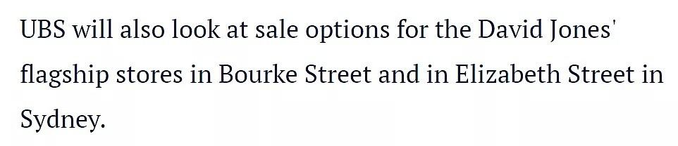 David Jones宣布关闭多家门店，销售额暴跌三成，负债近5亿澳元！但好消息是... - 11
