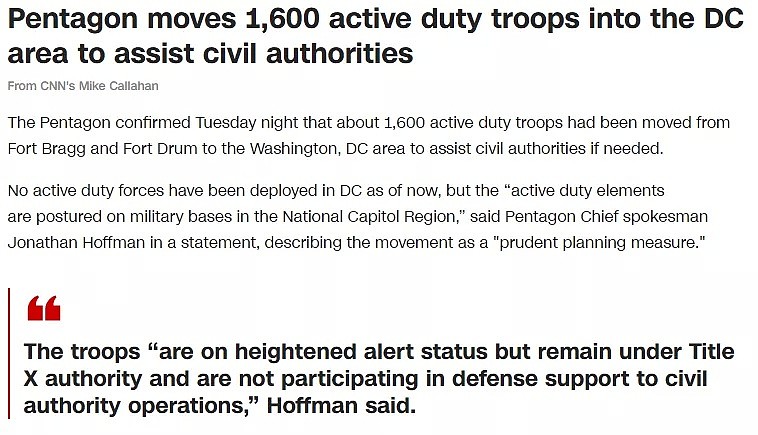 特朗普急了：“给我强硬起来”！陆军主力部队已向华盛顿集结，美议员建议：绝不手软，杀光敌人（视频/组图） - 6