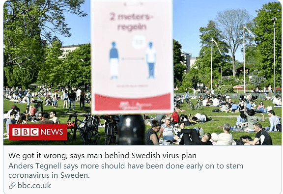 瑞典新冠死亡率惊人,终于绷不住,“这位专家认错了！（组图） - 5