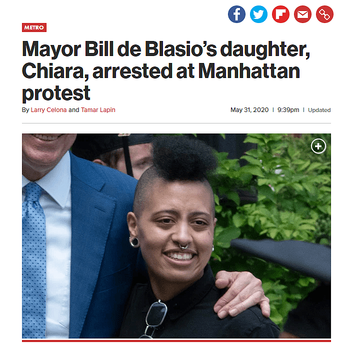 黑人骚乱背后的黑手显露！纽约市长女儿也被捕了，幕后很多人会浮出水面，大戏即将上演（组图） - 1