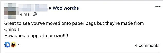 Woolworths购物袋因“中国制造”惹争议！澳人痛批政府，欲振兴本国制造业 - 4