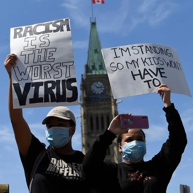 激愤! 加拿大八大城市爆发游行 总理杜鲁多跪下 抗议者挤爆大街 传暴力组织已踩点（组图） - 8