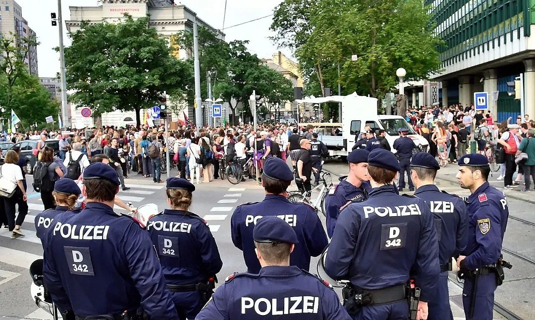 10年来最大规模集会！奥地利多地爆发，近10万人涌上街头，疫情或将再被引爆（组图） - 6