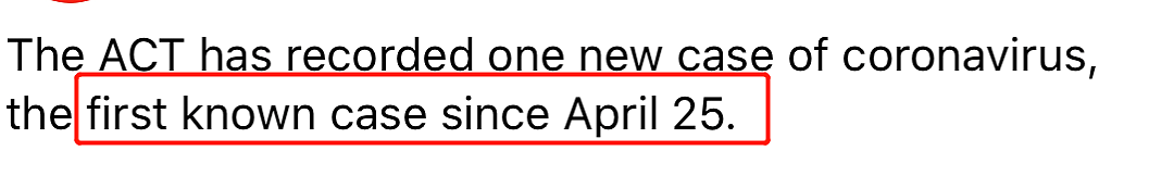 时隔43天！堪培拉又出现一例新冠确诊 - 2