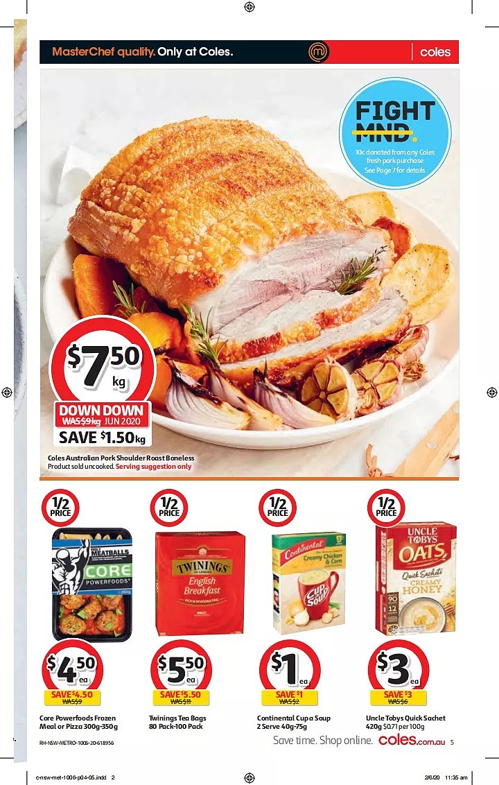 Coles 6月10日-6月16日折扣，春卷、饺子半价 - 5