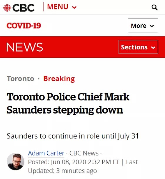 加拿大黑人警察总长宣布辞职！网友欢呼：5年治安没好过，华裔成下届总长有利人选？（组图） - 1