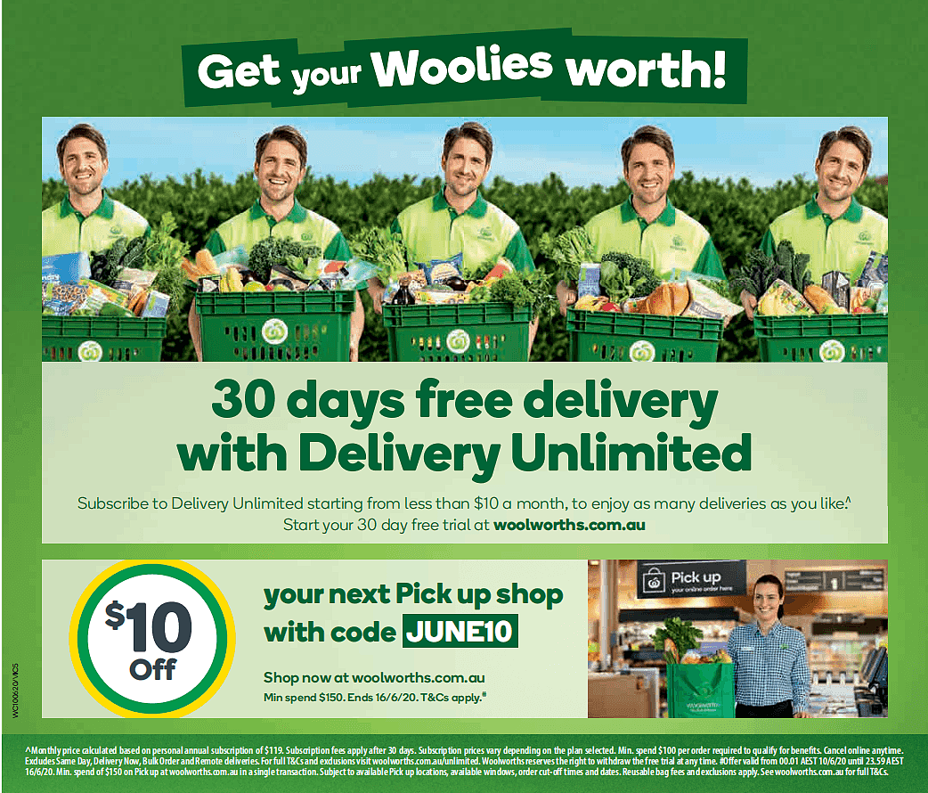 Woolworths 6月10日-6月16日折扣，薯片、能量棒各种零食半价 - 6