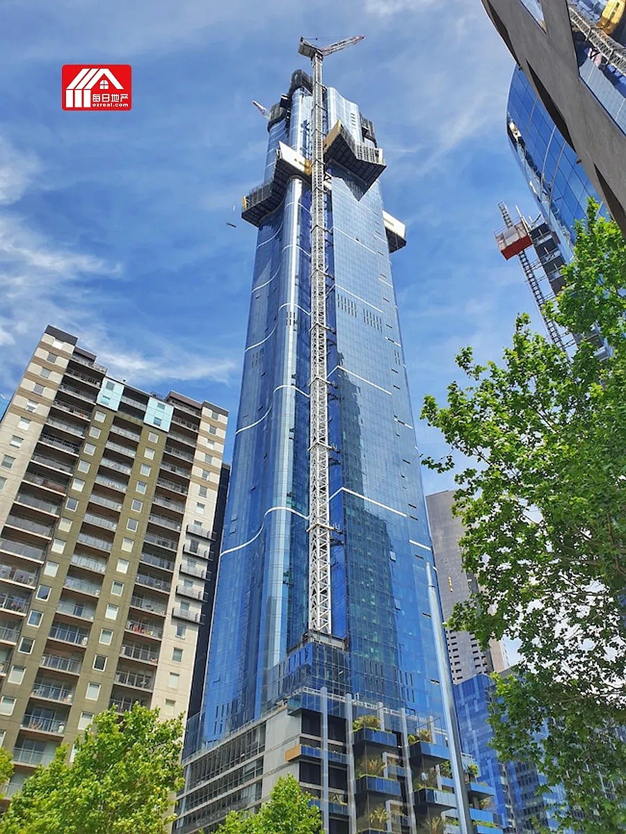 中国买家2500万澳元购入顶层公寓，南半球最高的住宅塔楼封顶 - 1