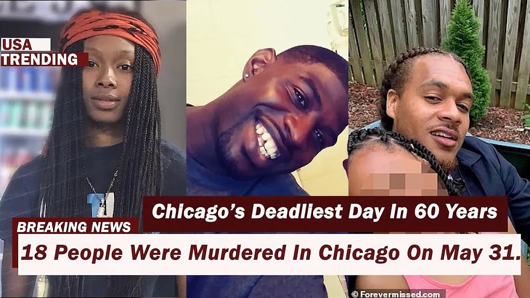 恐怖！美国芝加哥60年来最血腥的一天，1天18起命案，多名无辜者惨死（组图） - 9