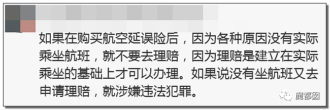 网友不服？骗保还是合理用规则？利用航班延误赚300万爆议（组图） - 76