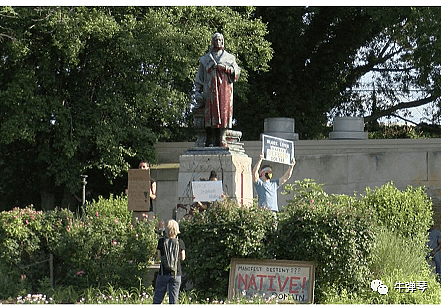 这些美国人愤怒了，哥伦布雕像夜里被斩首了！泼漆，焚烧，投湖 怒喊“你不会被怀念的”（视频/组图） - 7