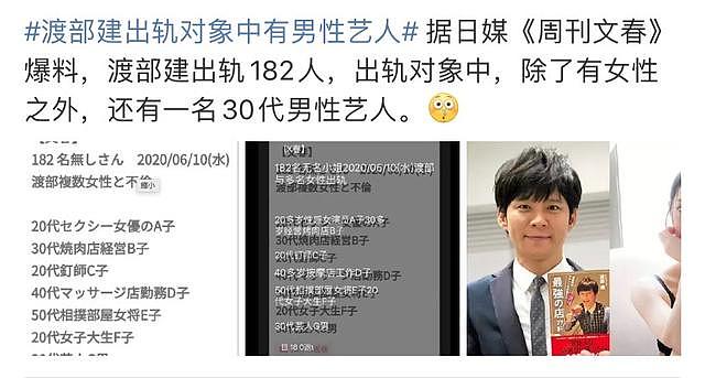 佐佐木希老公外遇人数高达182人，其中包括男性，女方却称不离婚