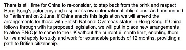 英国抛香港问题半年报告，又拿“护照”威胁中国（组图） - 2