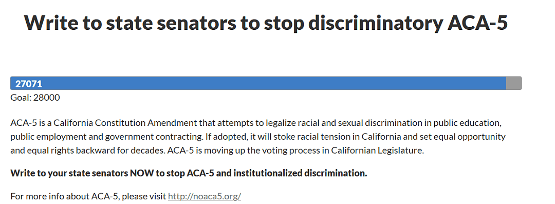 噩耗！严重伤害华人的ACA5法案在加州众议院通过，我们一定要发声 （组图） - 7
