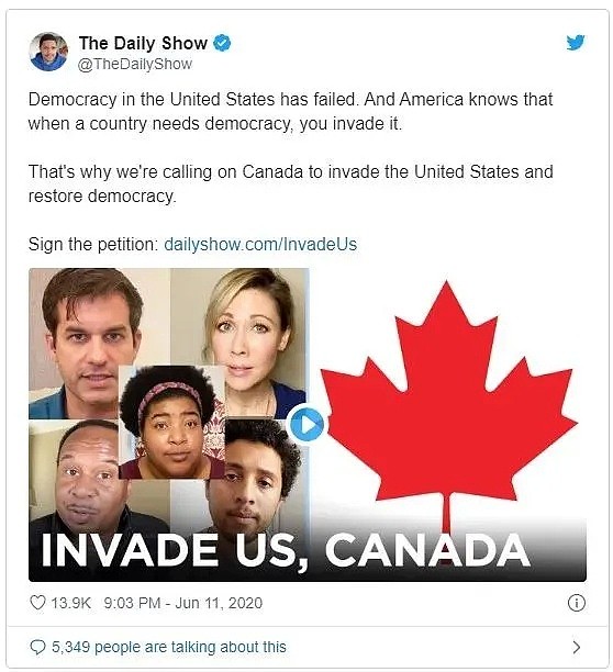 100+万美国人血书跪求加拿大入侵，解救美国！加拿大网友：滚粗（组图） - 3