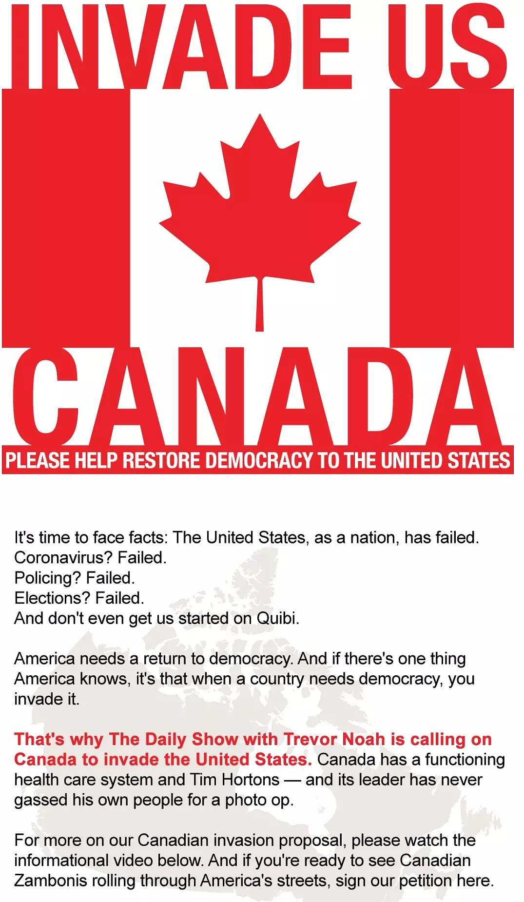 100+万美国人血书跪求加拿大入侵，解救美国！加拿大网友：滚粗（组图） - 16